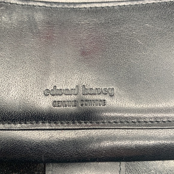Edward Harvey Black Leather Wallet - Picture 5 of 10